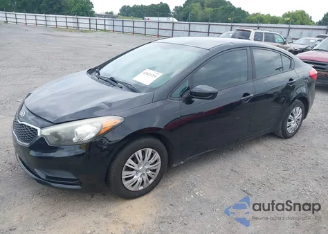 2016 Kia Forte Lx из США, поврежденный, VIN KNAFK4A62G5535677